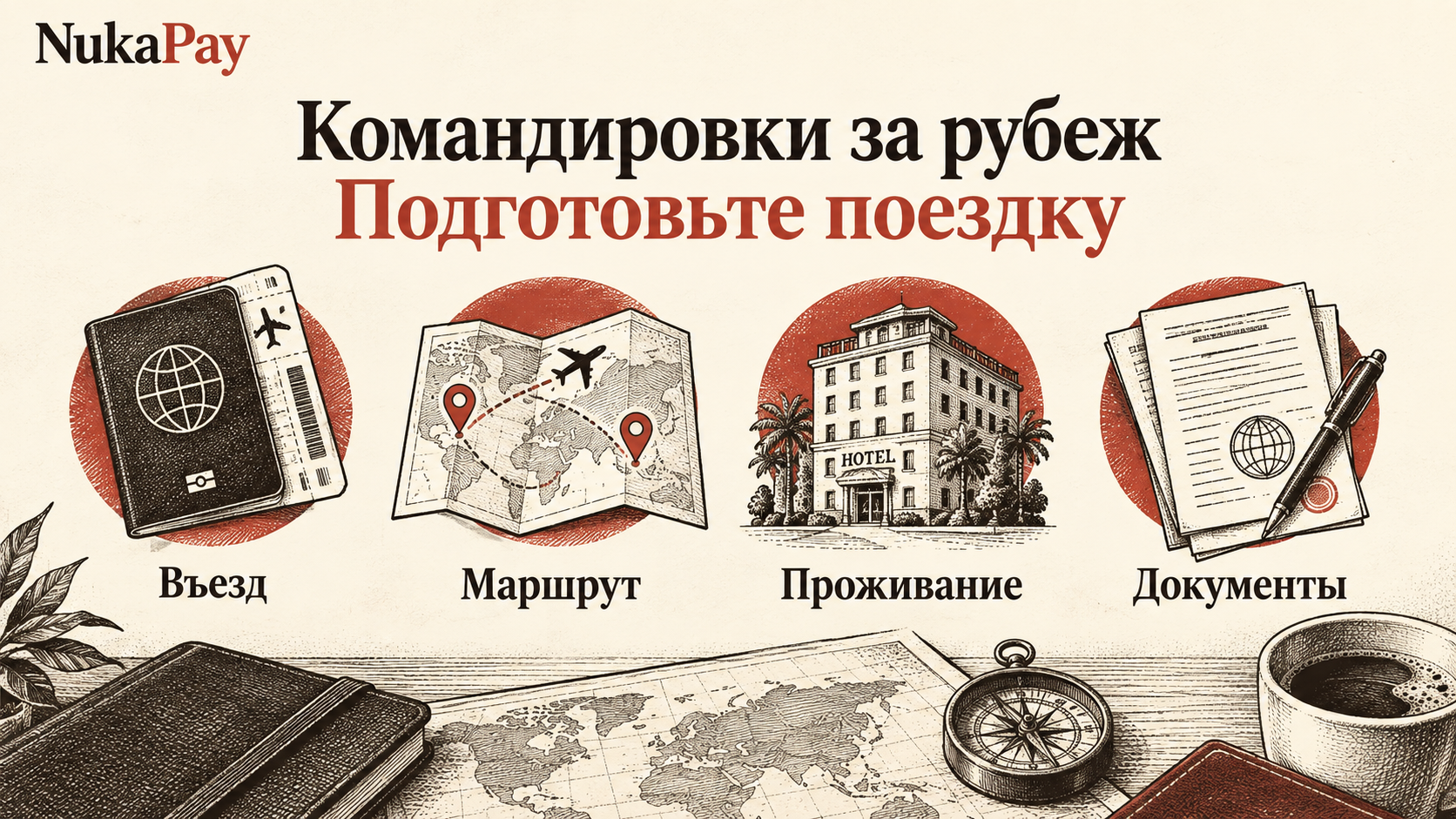 Подготовьте поездку: Въезд, Маршрут, Проживание, Документы