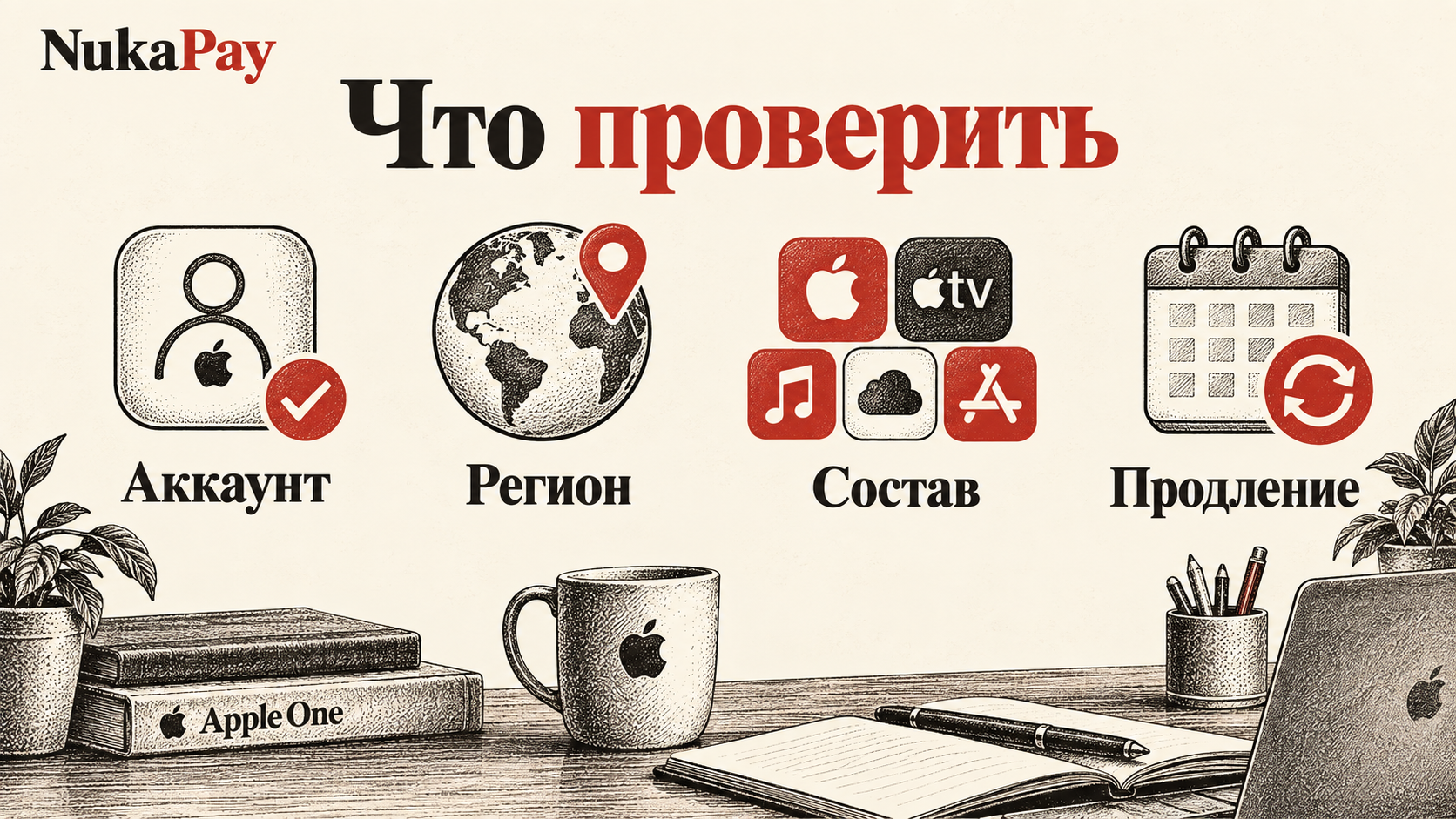 Что проверить: Аккаунт, Регион, Состав, Продление