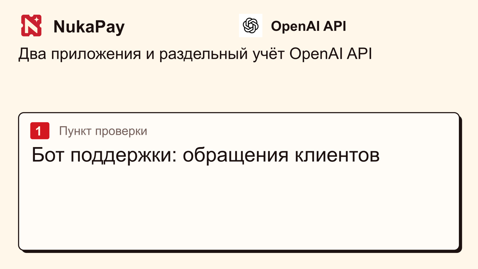 OpenAI API: Бот поддержки: обращения клиентов